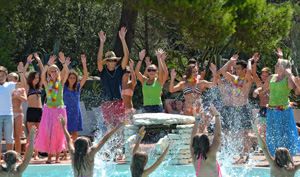 camping con animación infantil piana creeks